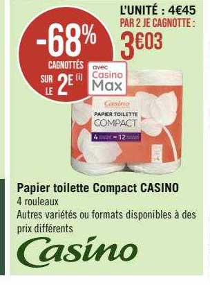 Papier Toilette Compact Casino