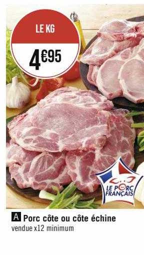 Porc Côte Ou Côte échine