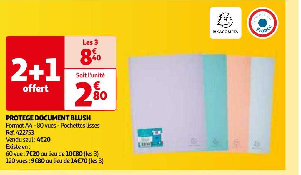 Protège Document Blush