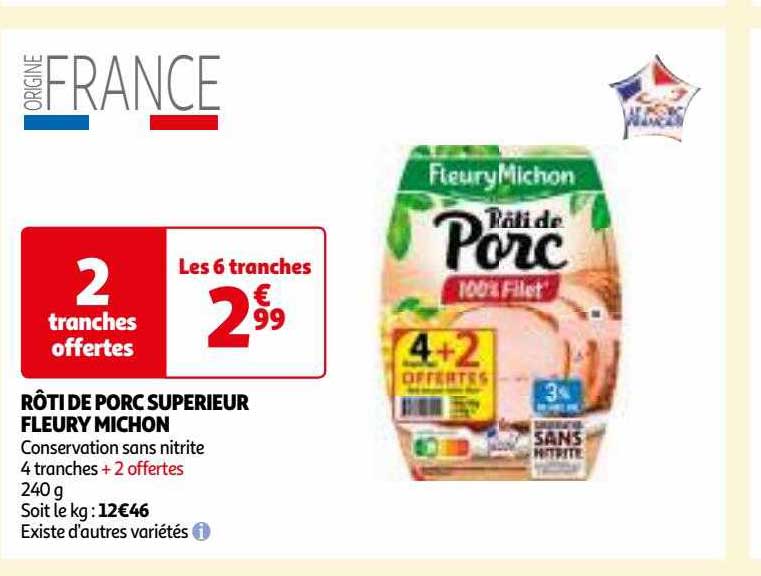 rôti de porc supérieur fleury michon