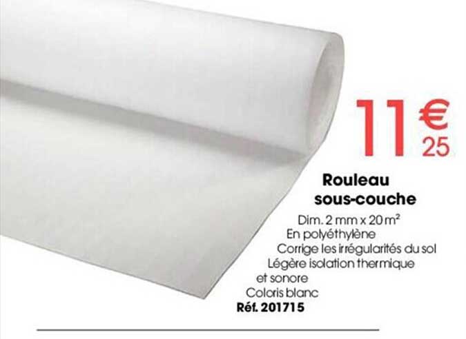 rouleau sous-couche