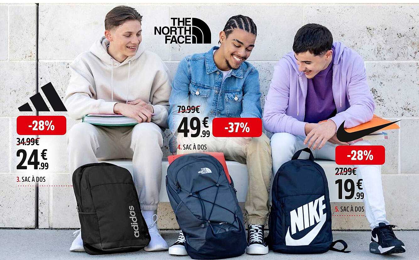 sac à dos adidas, sac à dos the north face, sac à dos nike