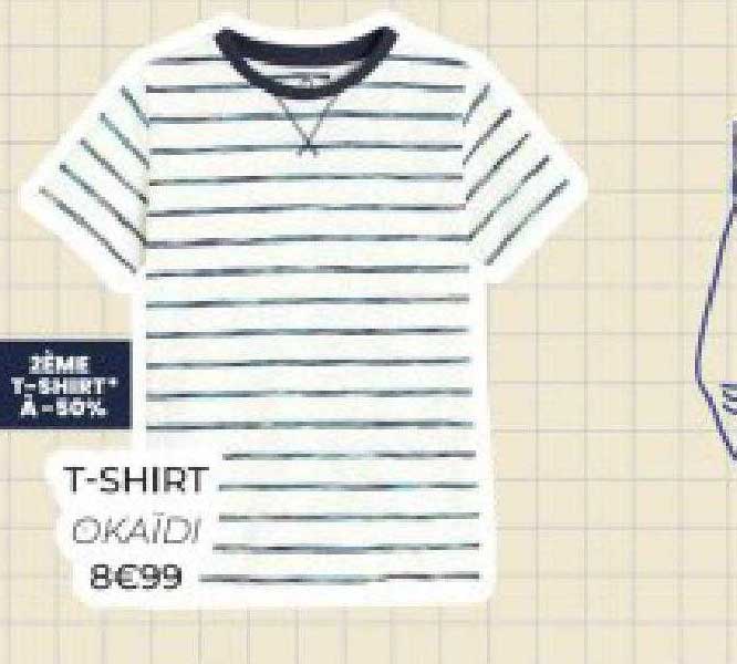 t-shirt okaïdi