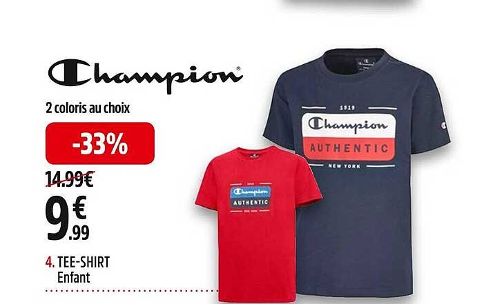 tee-shirt enfant champion