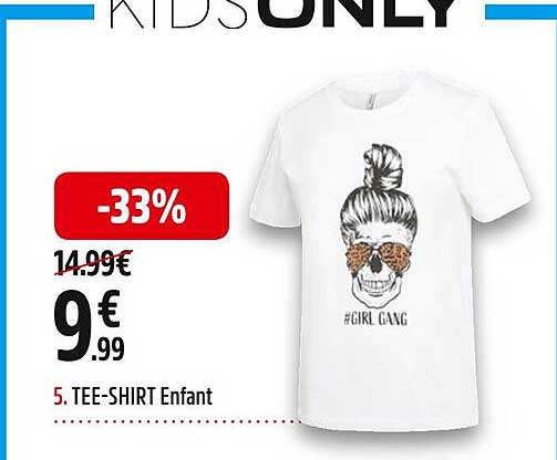 tee-shirt enfant kids only