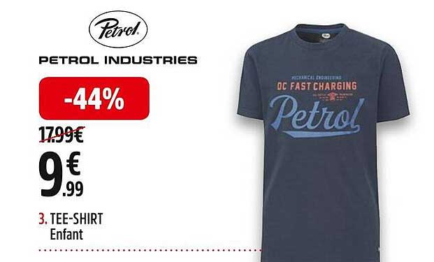 tee-shirt enfant petrol industries