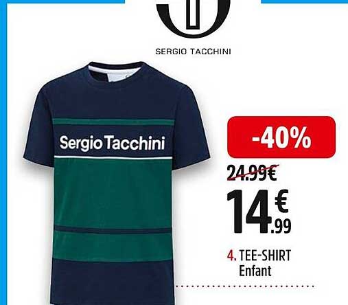 tee-shirt enfant sergio tacchini