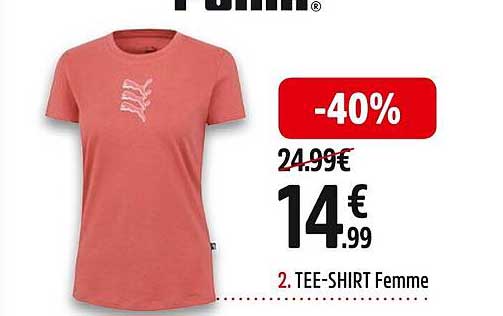 tee-shirt femme puma