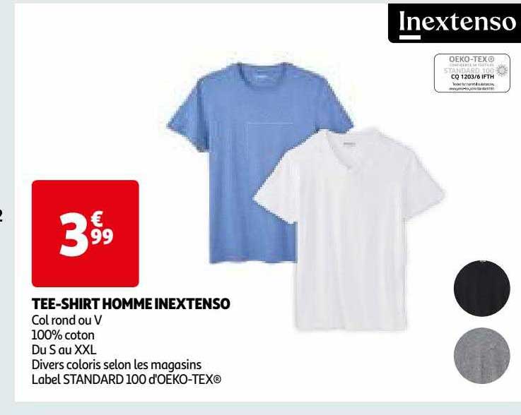 tee-shirt homme inextenso