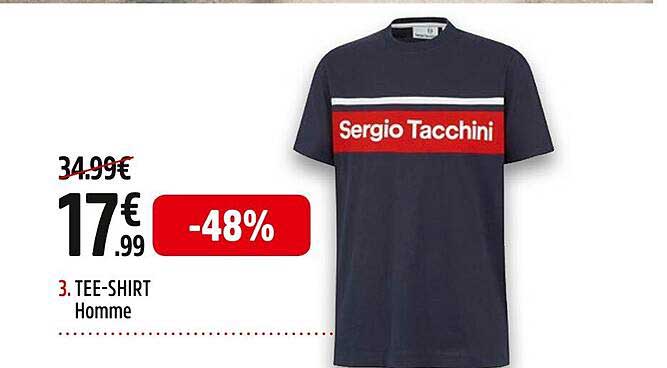 tee-shirt homme sergio tacchini
