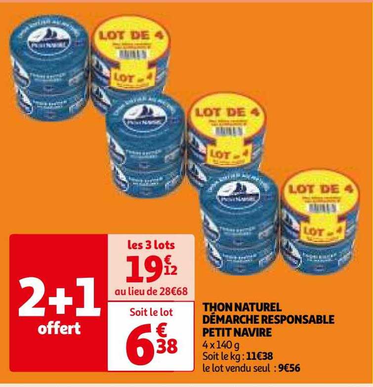 Thon Naturel Démarche Responsable Petit Navire