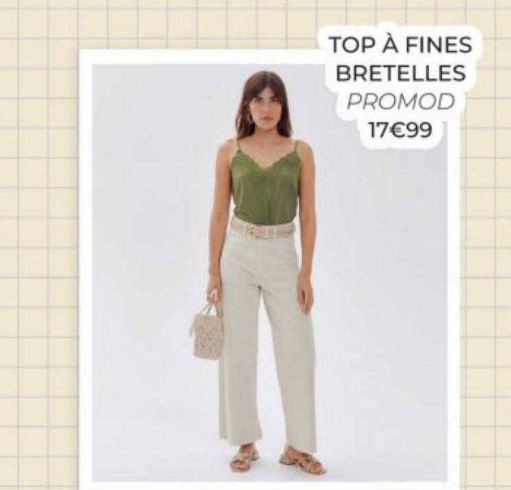 Top à Fines Bretelles Promod