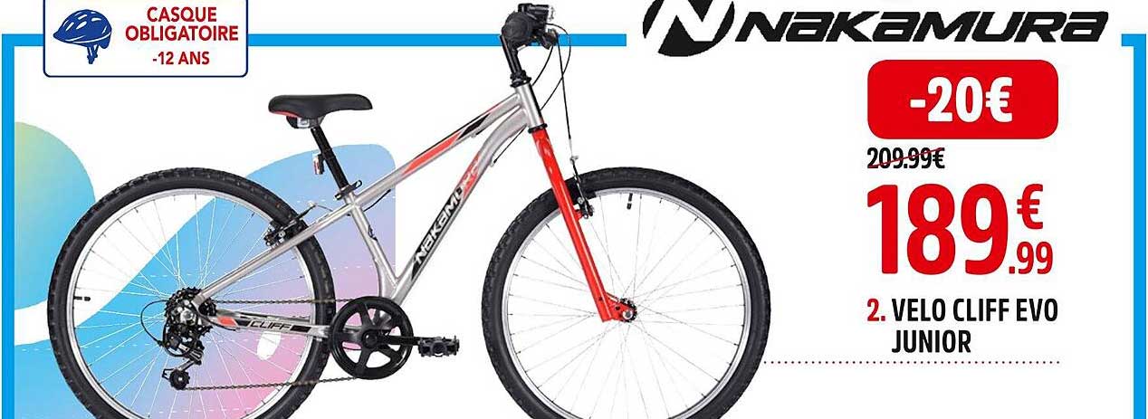 vélo cliff evo junior nakamura