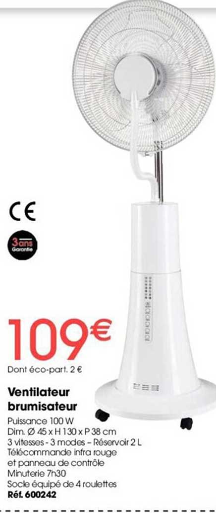 Ventilateur Brumisateur