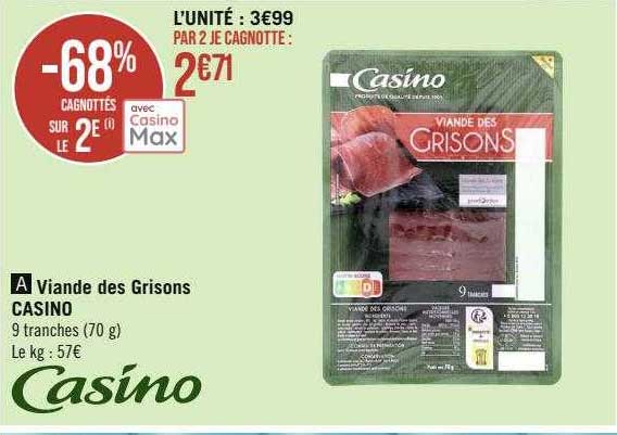 Viande Des Grisons Casino