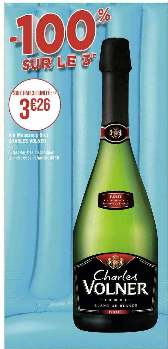 vin mousseux brut charles volner