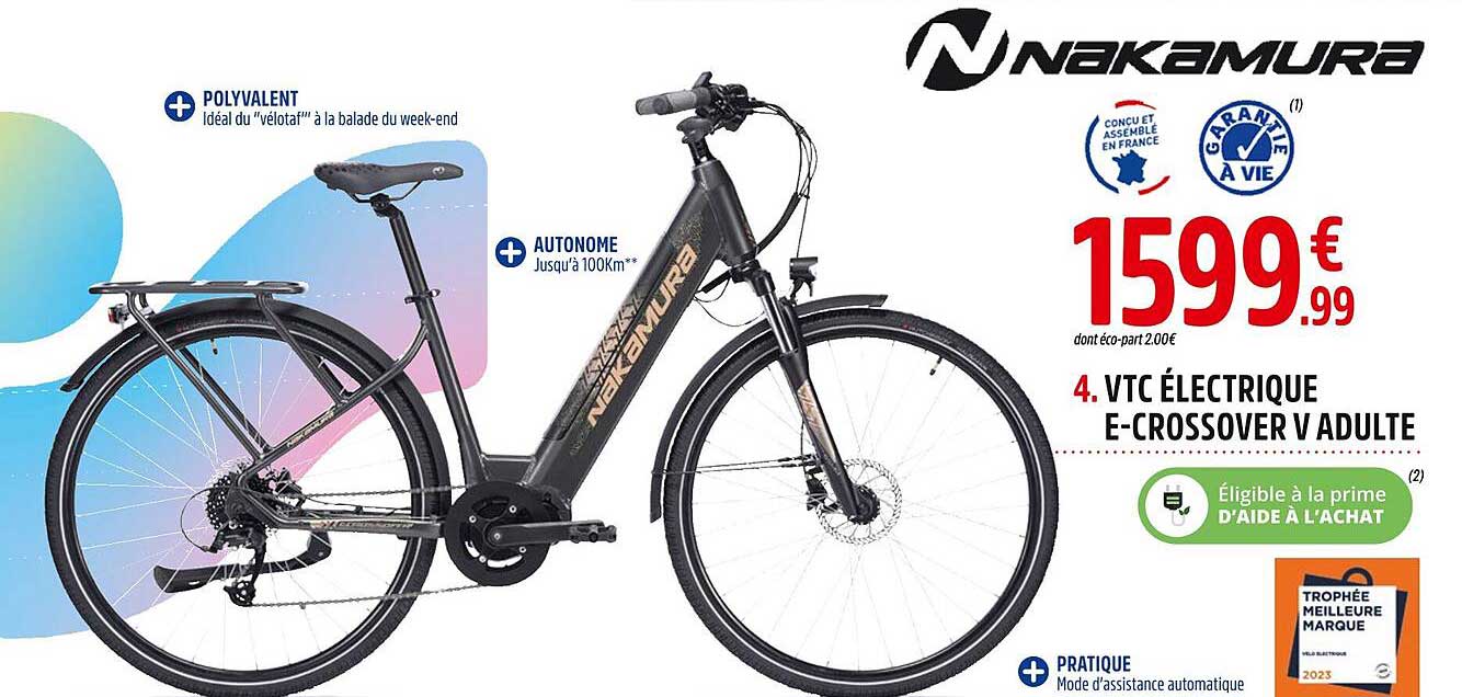vtc électrique e-crossover v adulte nakamura