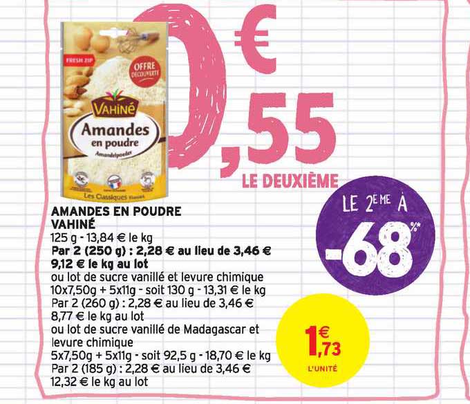 Amandes En Poudre Vahiné