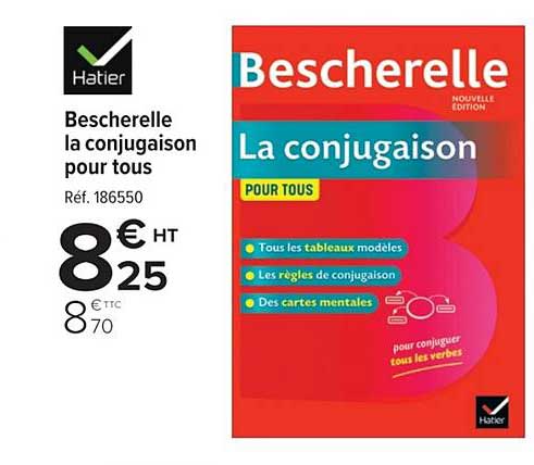 bescherelle la conjugaison pour tous