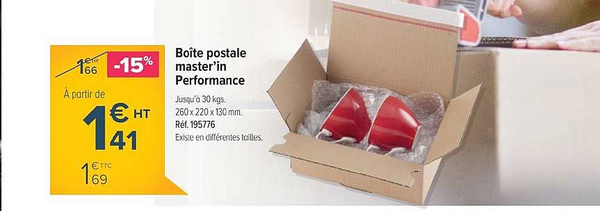 boîte postale master'in performance