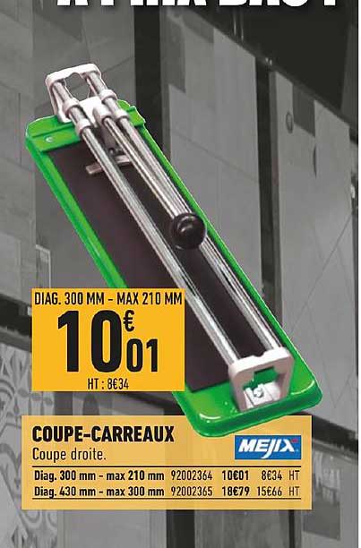 coupe carreaux mejix