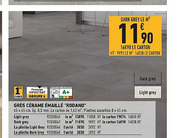 grès cérame émaillé rodano