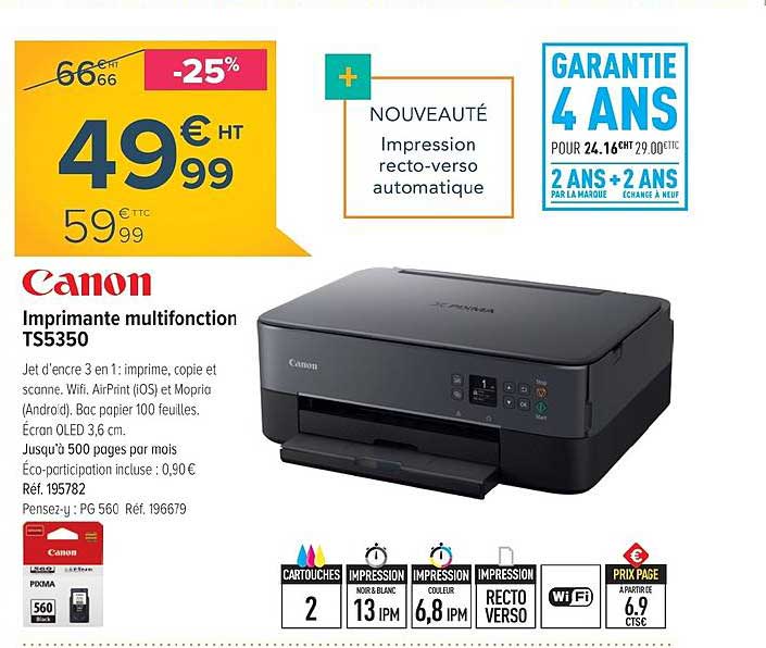 Imprimante Multifonction Ts5350 Canon