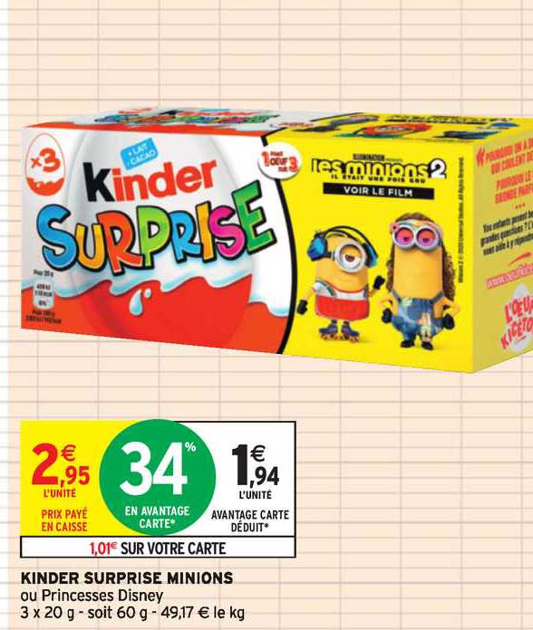 Kinder Surprise Minions