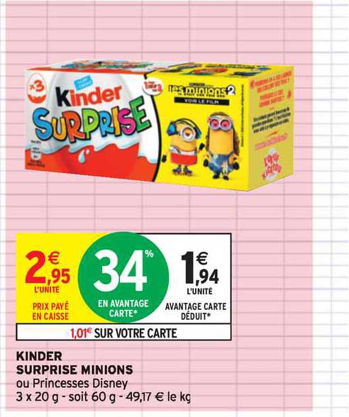 Kinder Surprise Minions