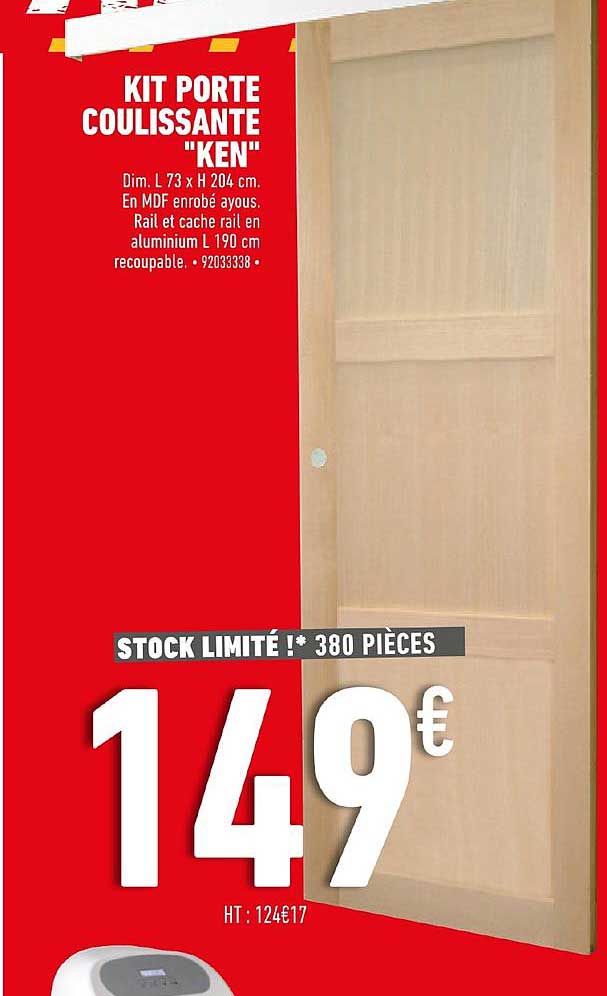 kit porte coulissante ken