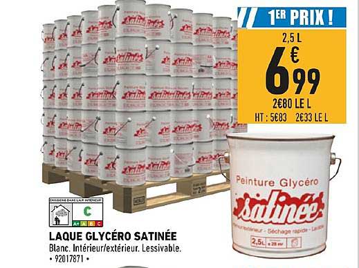 laque glycéro satinée
