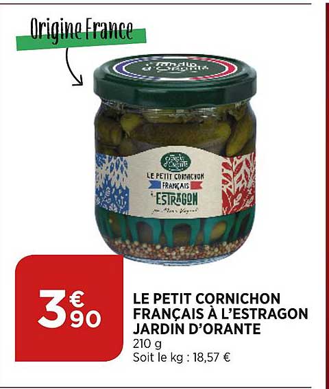 Le Petit Cornichon Français à L'estragon Jardin D'orante