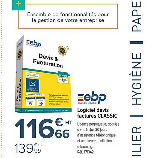 logiciel devis factures classic ebp