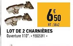 Lot De 2 Charnières