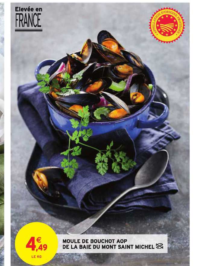 Moule De Bouchot Aop De La Baie Du Mont Saint Michel