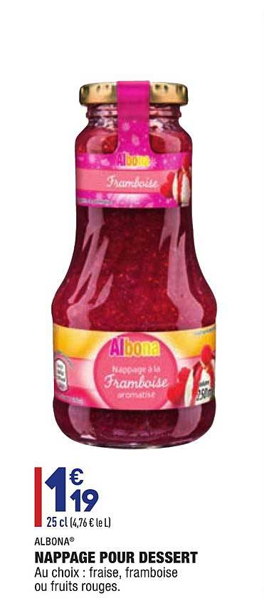 nappage pour dessert albona