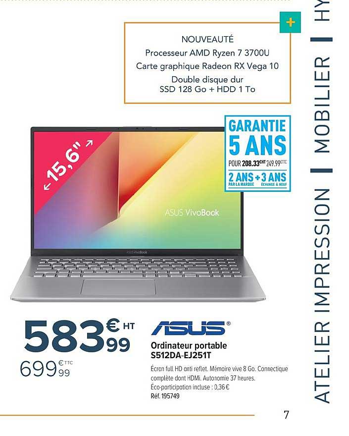 Ordinateur Portable S512da Ej251t Asus