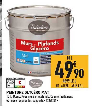 peinture glycéro mat théodore