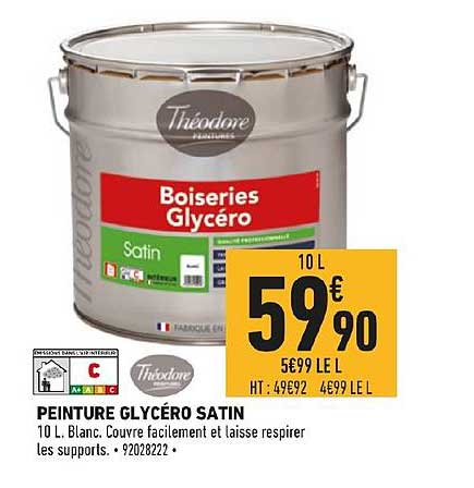 peinture glycéro satin théodore