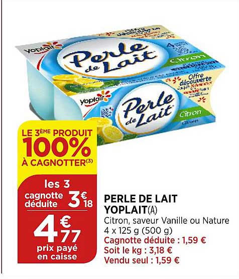 Perle De Lait Yoplait
