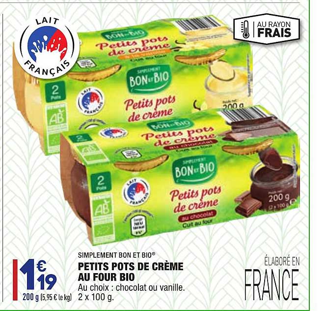 petits pots de crème au four bio simplement bon et bio