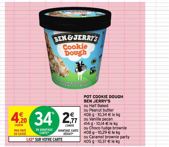 pot cookie dough ben jerry s