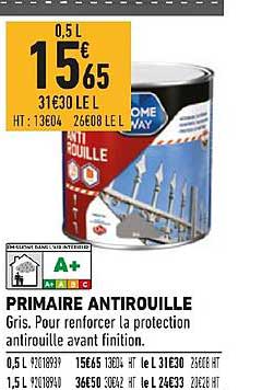 primaire antirouille