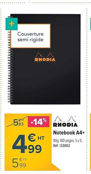 Rhodia Notebook A4+