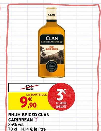 rhum spiced clan caribbean
