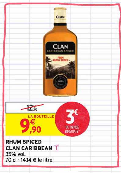rhum spiced clan caribbean