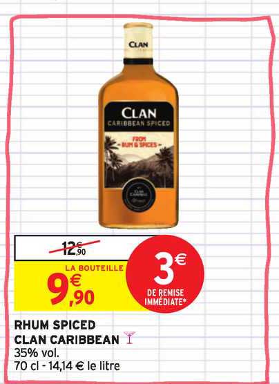 rhum spiced clan caribbean