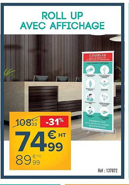 roll up avec affichage