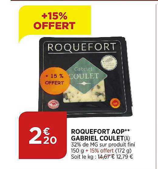 roquefort aop gabriel coulet