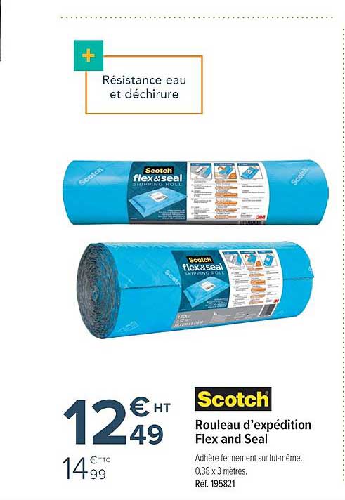 Rouleau D'expédition Flex And Seal Scotch